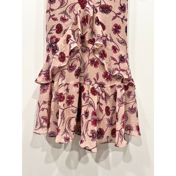 For Love & Lemons Poppy Mini Dress in Soft Rose - Picture 6 of 16